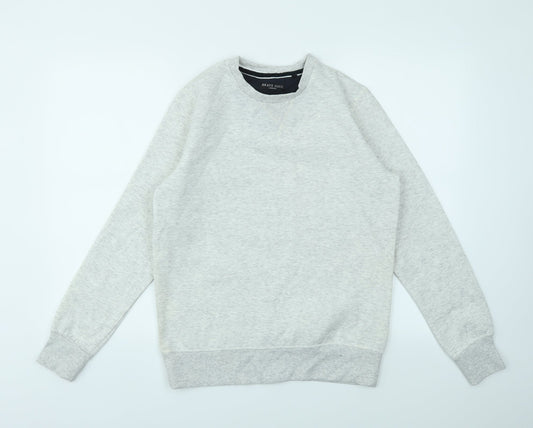 Brave Soul Mens Grey   Pullover Jumper Size M