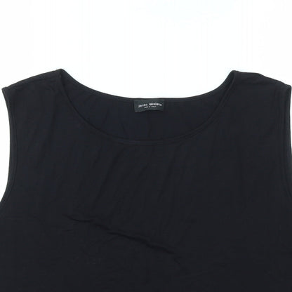 James Lakeland Womens Black   Basic T-Shirt Size L