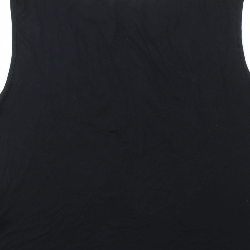 James Lakeland Womens Black   Basic T-Shirt Size L