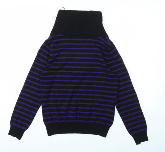 CC Womens Multicoloured Striped  Pullover Jumper Size M