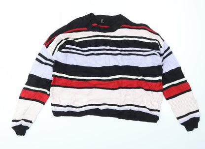Womens UK Size S H&M Multicoloured Pullover Jumper