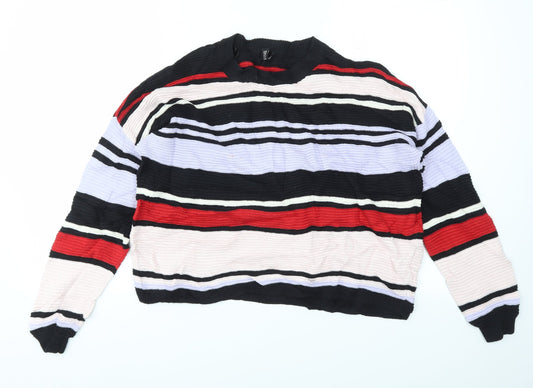 Womens UK Size S H&M Multicoloured Pullover Jumper