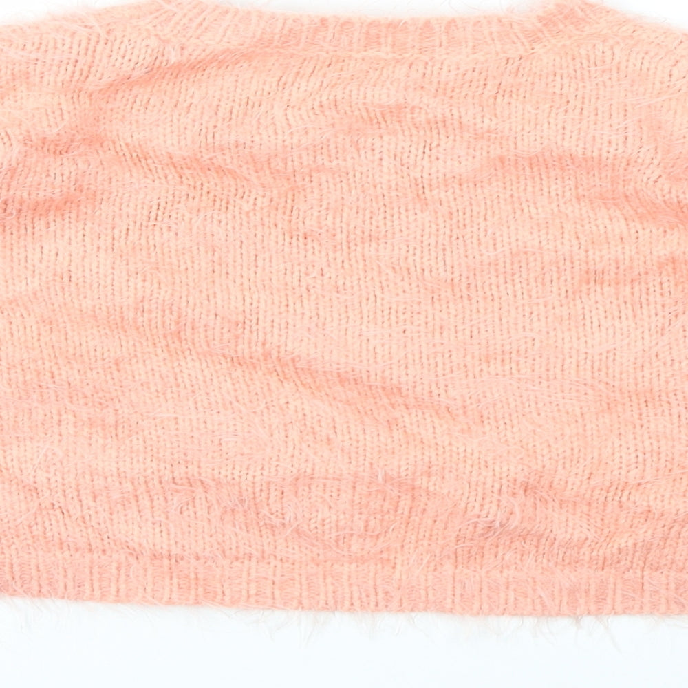 Club L Womens Pink   Pullover Jumper Size S