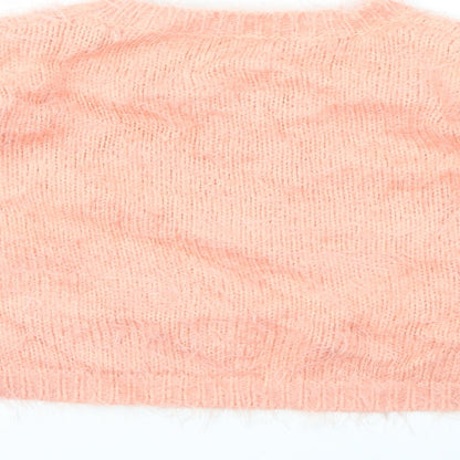 Club L Womens Pink   Pullover Jumper Size S