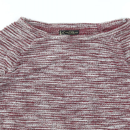 Womens UK Size 8 New Look Red Pullover Jumper