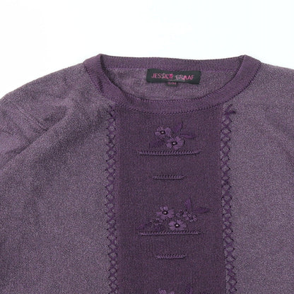Jessica Graaf Womens Purple   Pullover Jumper Size S