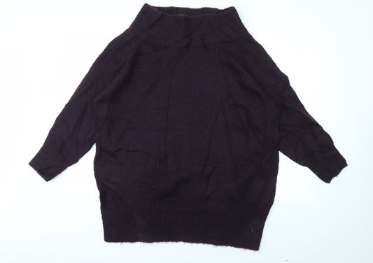 Womens UK Size L New Look Purple Pullover Jumper
