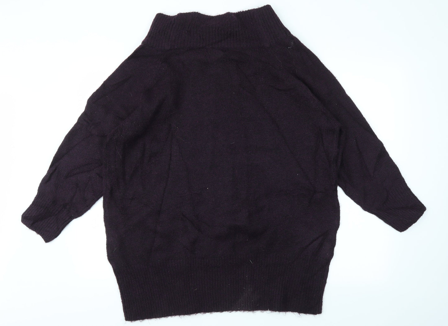 Womens UK Size L New Look Purple Pullover Jumper