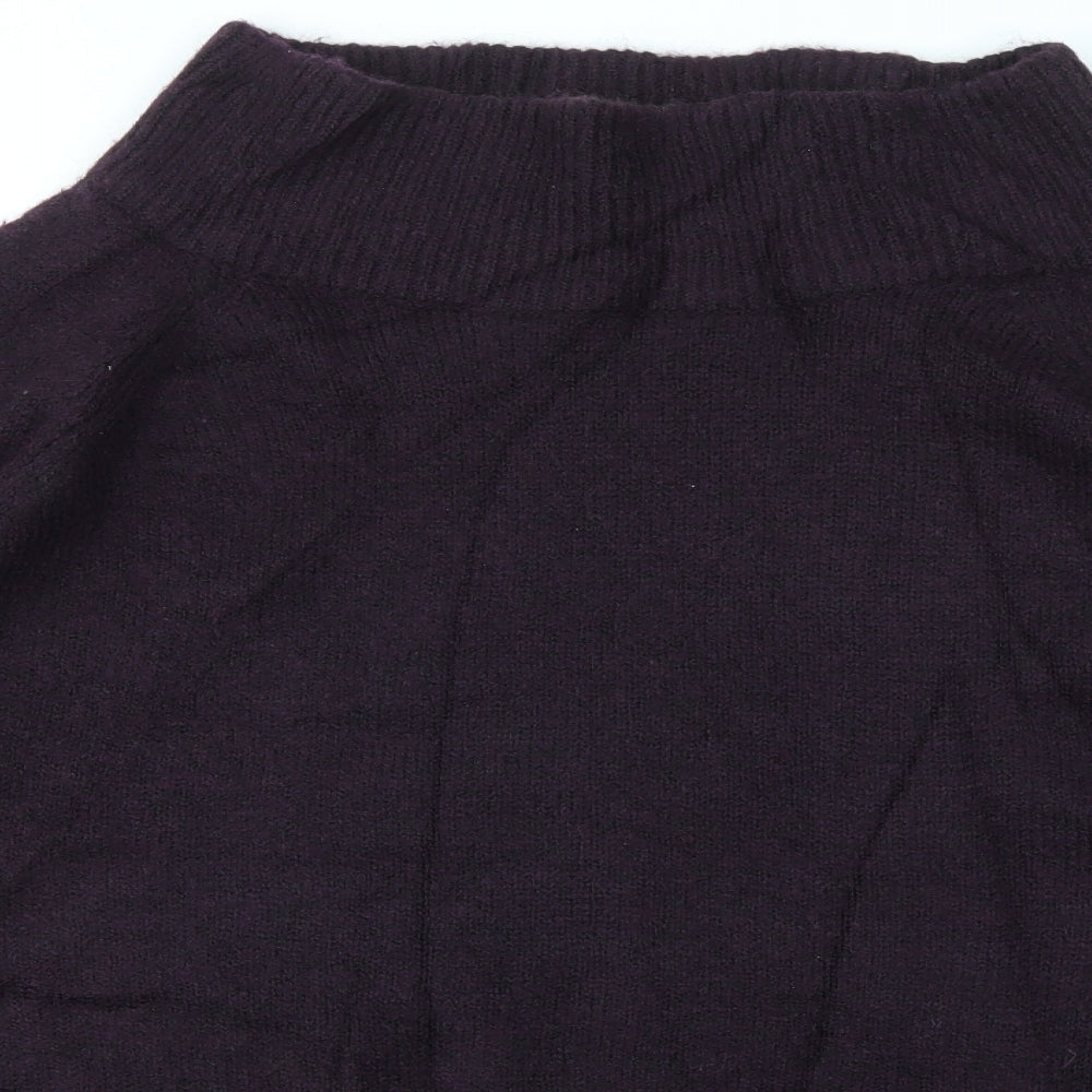 Womens UK Size L New Look Purple Pullover Jumper