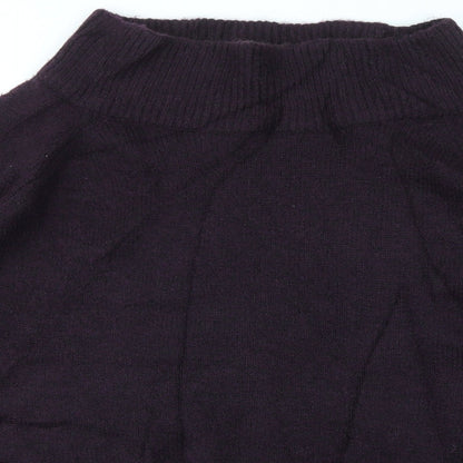 Womens UK Size L New Look Purple Pullover Jumper