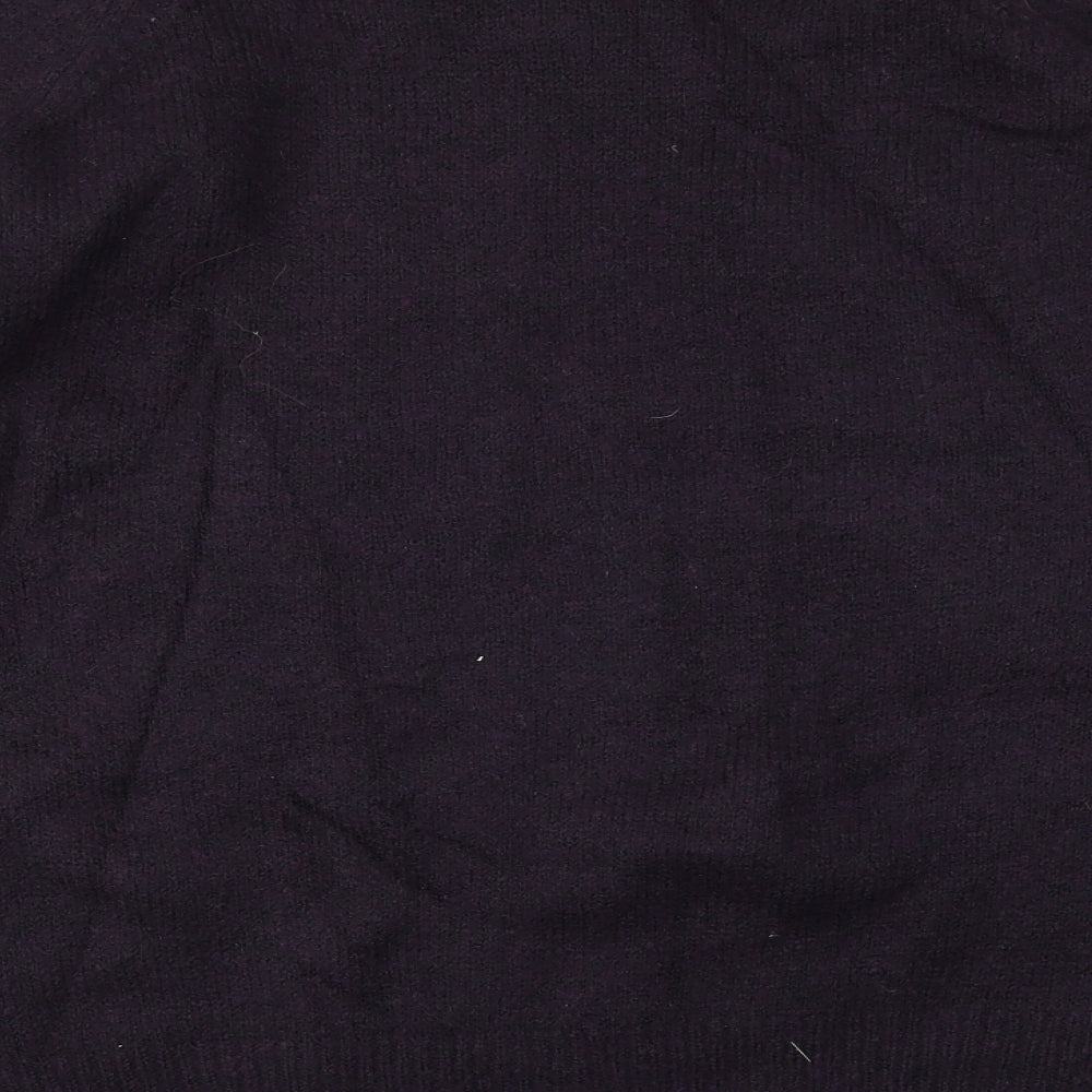 Womens UK Size L New Look Purple Pullover Jumper