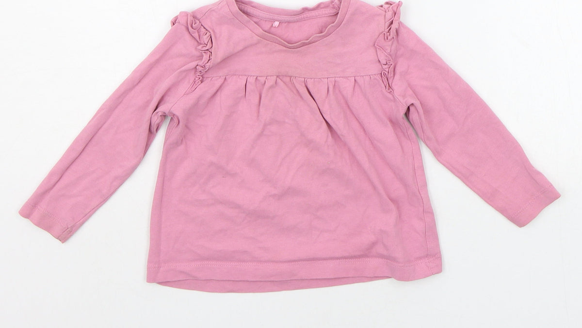 George Baby Pink   Basic T-Shirt Size 12-18 Months