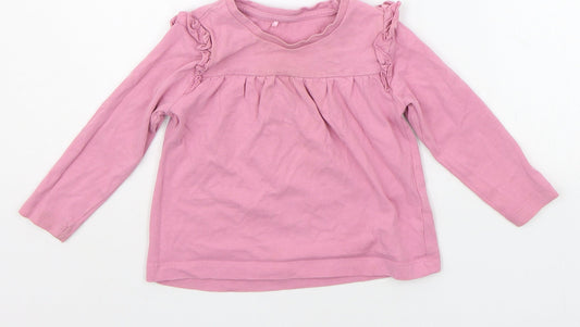 George Baby Pink   Basic T-Shirt Size 12-18 Months