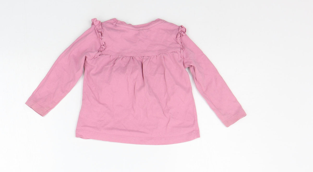 George Baby Pink   Basic T-Shirt Size 12-18 Months