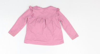 George Baby Pink   Basic T-Shirt Size 12-18 Months