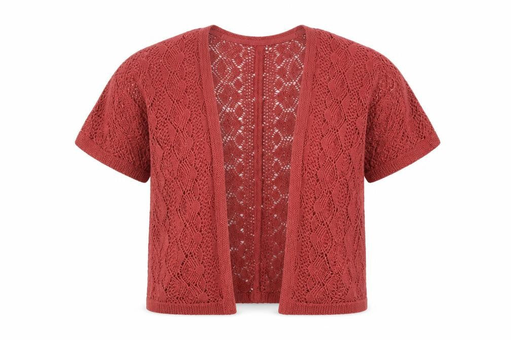 Next Girls Red   Cardigan Jumper Size 3-4 Years