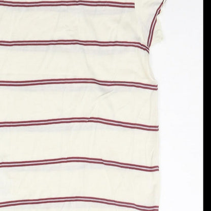 NEXT Girls Yellow Striped  Basic Polo Size 6 Years