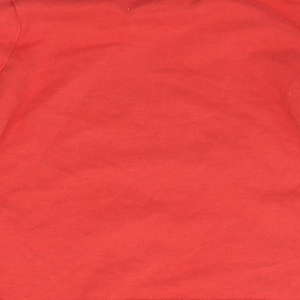 George Baby Red   Basic T-Shirt Size 12-18 Months  - SEQUIN