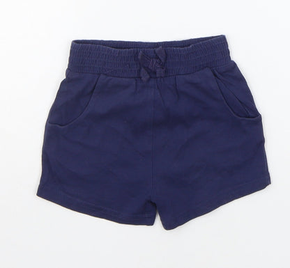NEXT Girls Blue   Cropped Trousers Size 12-18 Months
