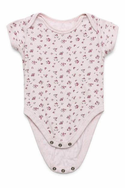 Mini Club Baby Pink Floral  Babygrow One-Piece Size 9-12 Months