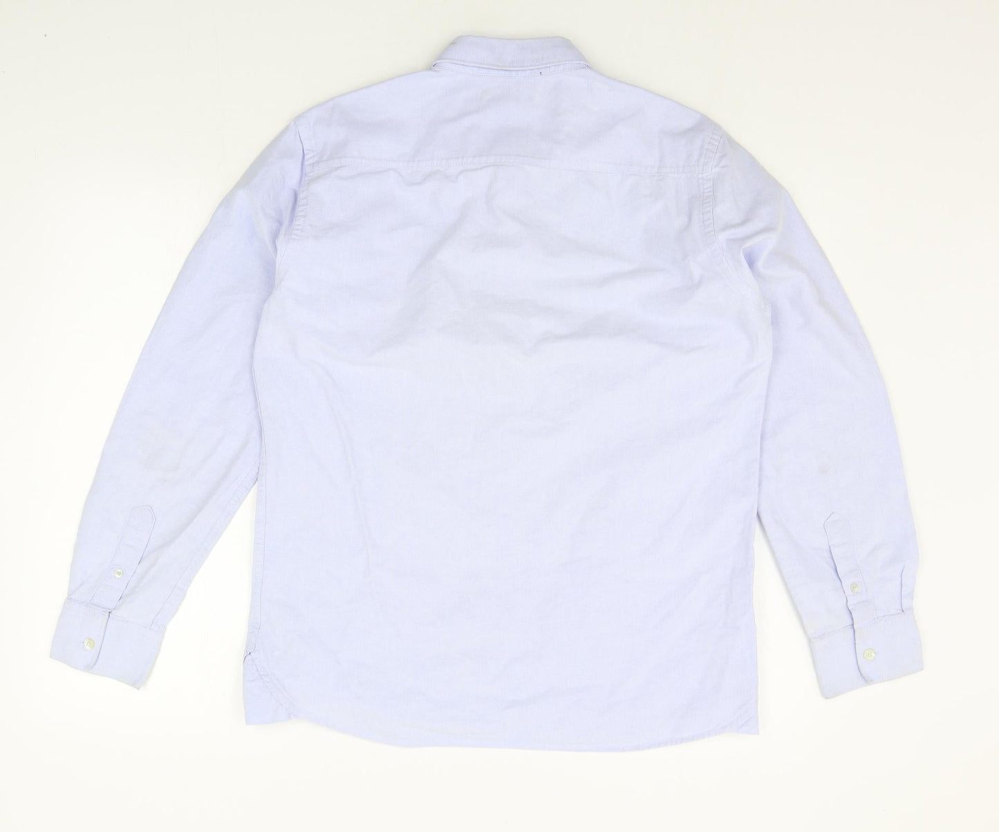 Mens UK Size M French Connection Blue  Button-Up Long Sleeve Casual Shirt
