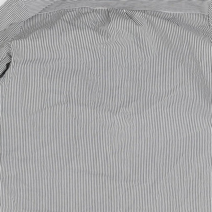 Mens UK Size 13 Internacionale White  Button-Up Long Sleeve Casual Shirt