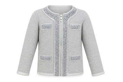 Dylan & Abby Girls Grey   Jacket  Size 2-3 Years