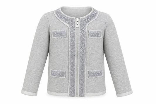 Dylan & Abby Girls Grey   Jacket  Size 2-3 Years