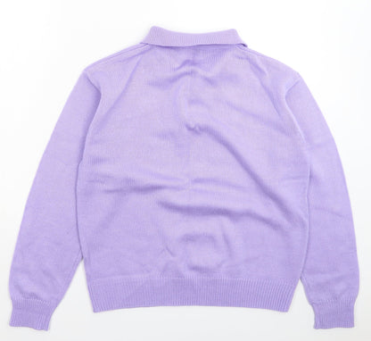Womens UK Size 16 Collection Purple Pullover Jumper