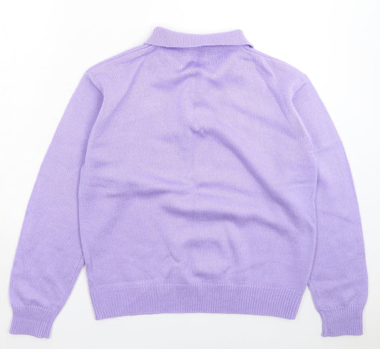 Womens UK Size 16 Collection Purple Pullover Jumper