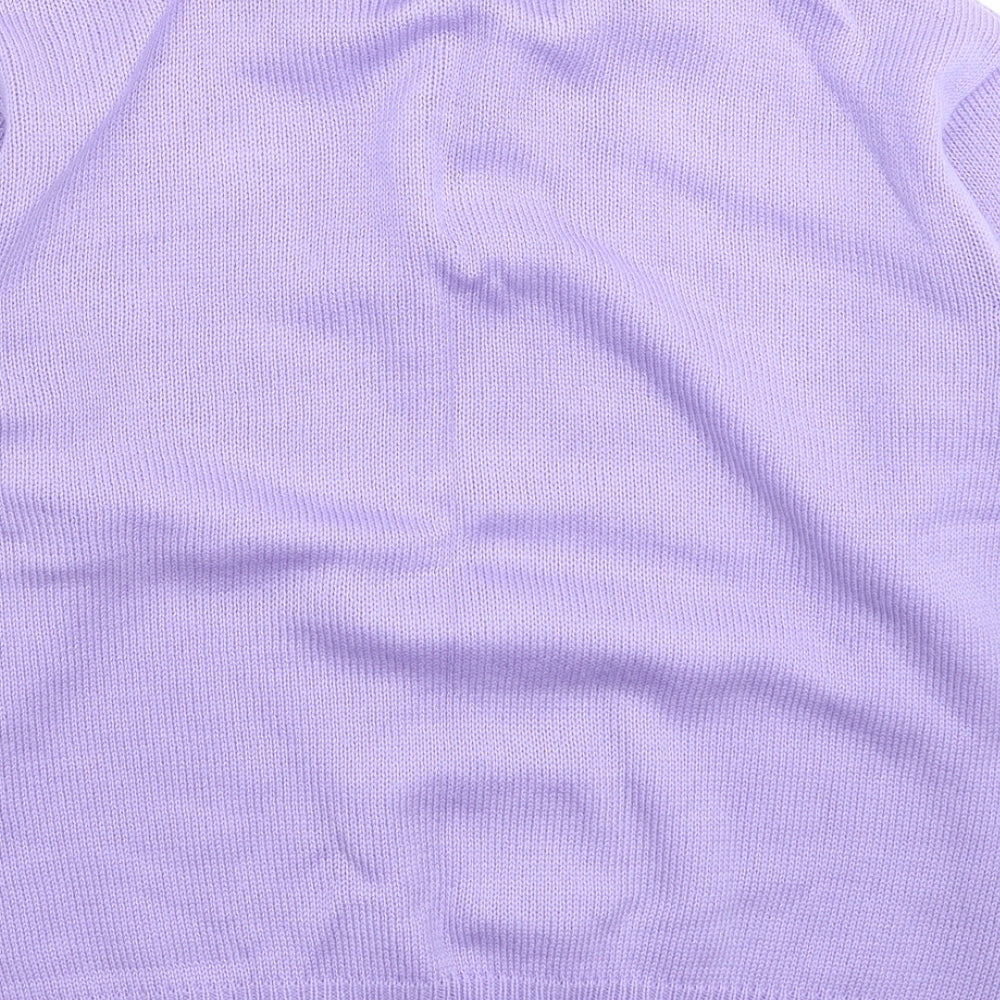 Womens UK Size 16 Collection Purple Pullover Jumper