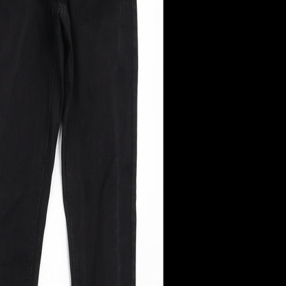 Denim & Co. Womens Black  Denim Jegging Jeans Size 8 L30 in