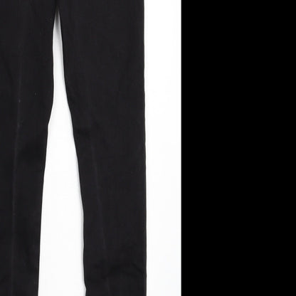 Denim & Co. Womens Black  Denim Jegging Jeans Size 8 L30 in