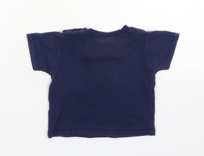 BabyBugz Baby Blue   Basic T-Shirt Size 9-12 Months