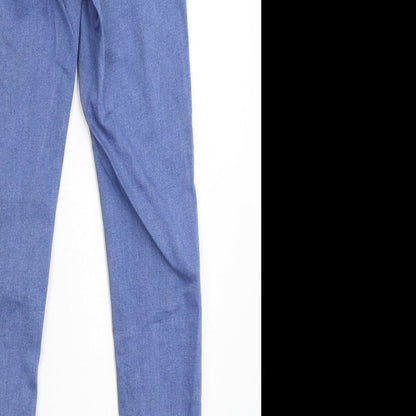 Denim & Co. Womens Blue  Denim Jegging Jeans Size 6 L28 in