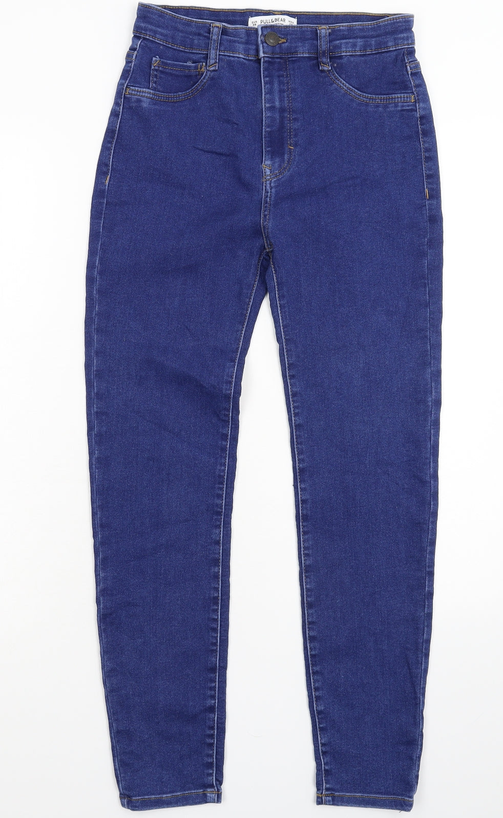 Pull&Bear Womens Blue  Denim Skinny Jeans Size 28 in L26 in