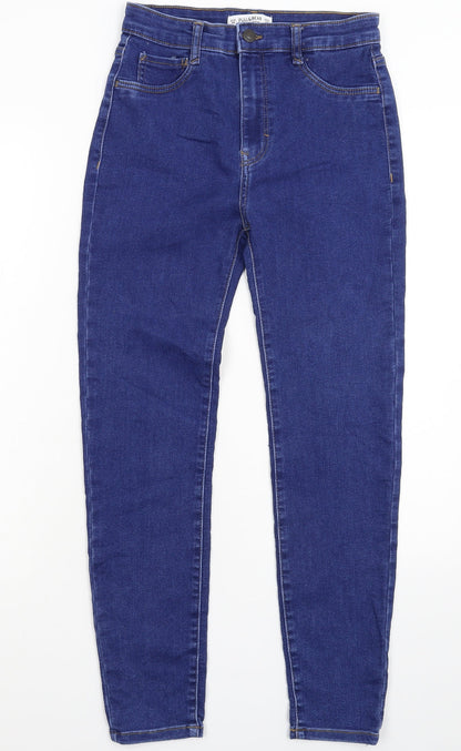 Pull&Bear Womens Blue  Denim Skinny Jeans Size 28 in L26 in
