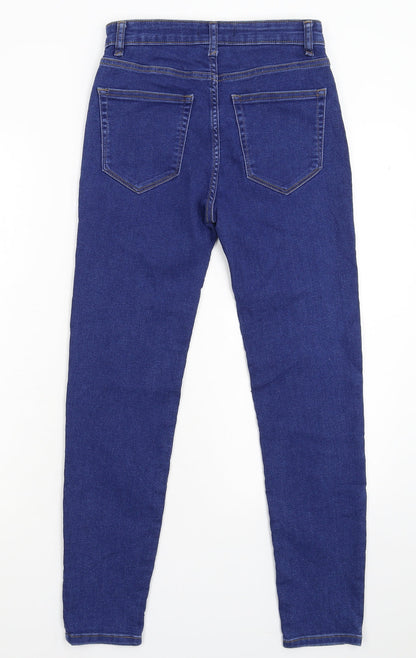 Pull&Bear Womens Blue  Denim Skinny Jeans Size 28 in L26 in