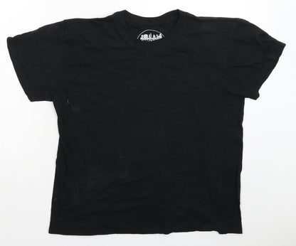London Mens Black    T-Shirt Size L