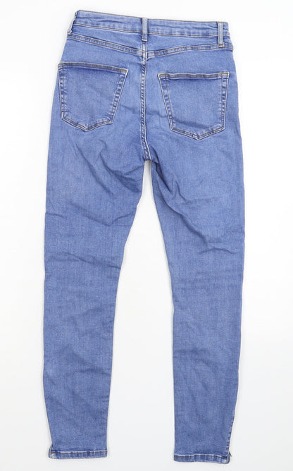 Topshop Womens Blue  Denim Skinny Jeans Size 26 in L26 in