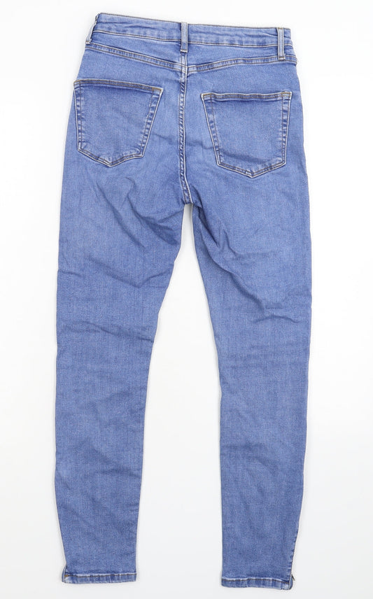 Topshop Womens Blue  Denim Skinny Jeans Size 26 in L26 in