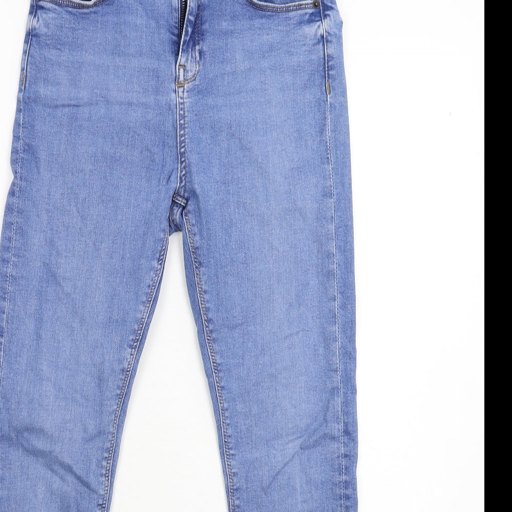 Topshop Womens Blue  Denim Skinny Jeans Size 26 in L26 in