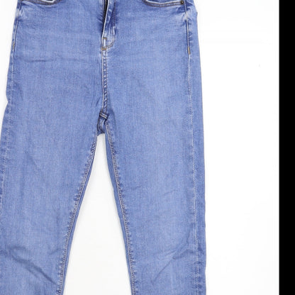 Topshop Womens Blue  Denim Skinny Jeans Size 26 in L26 in