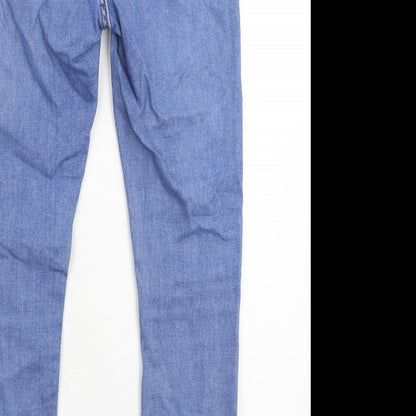 Topshop Womens Blue  Denim Skinny Jeans Size 26 in L26 in