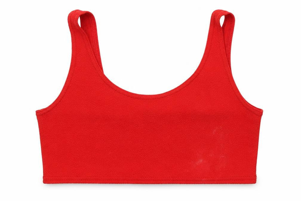 Womens UK Size 10 Boohoo Red Basic Tank