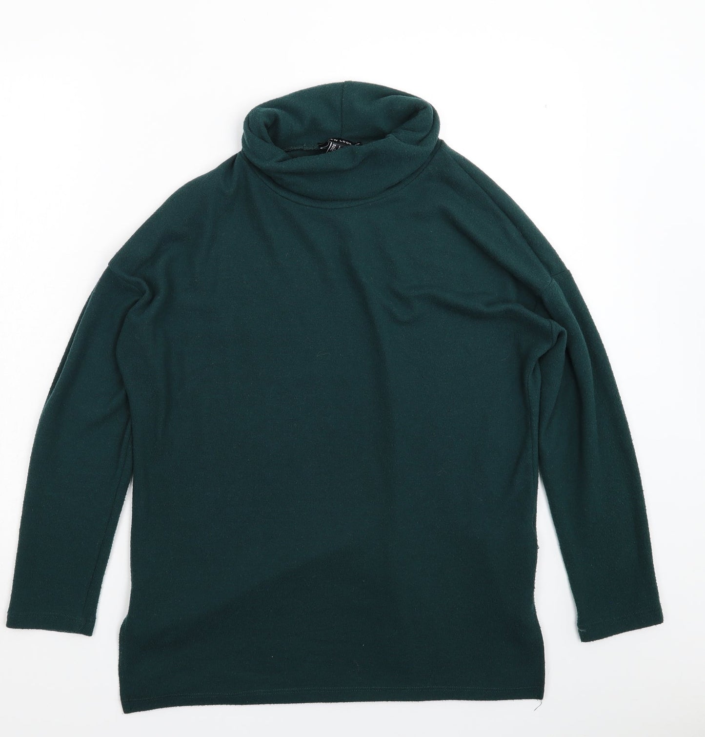 Womens UK Size S New Look Green Pullover Jumper