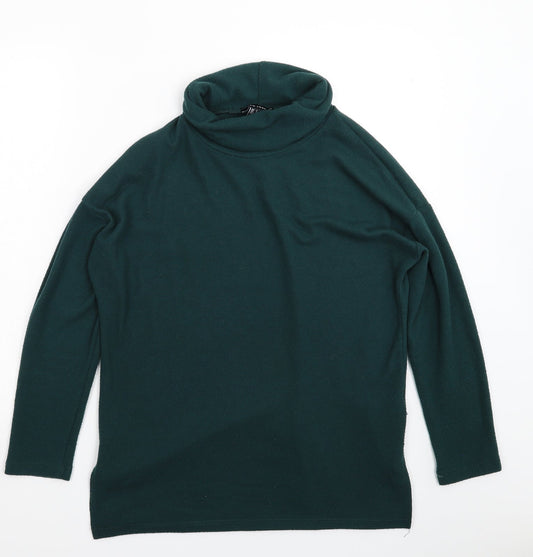 Womens UK Size S New Look Green Pullover Jumper