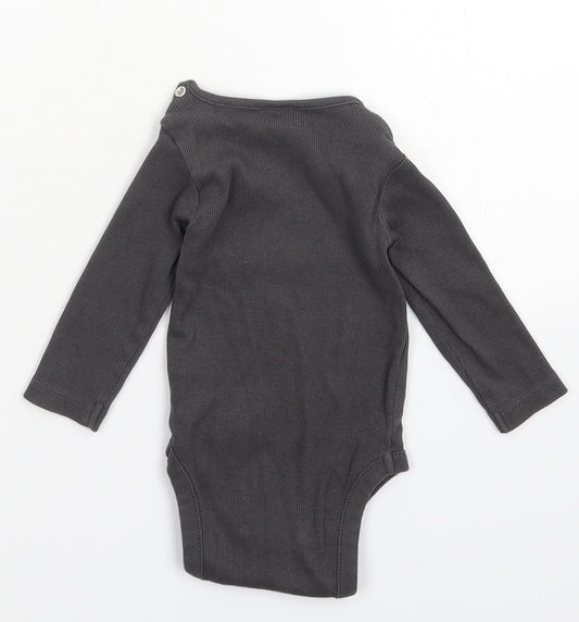 NEXT Baby Grey   Babygrow One-Piece Size 3-6 Months