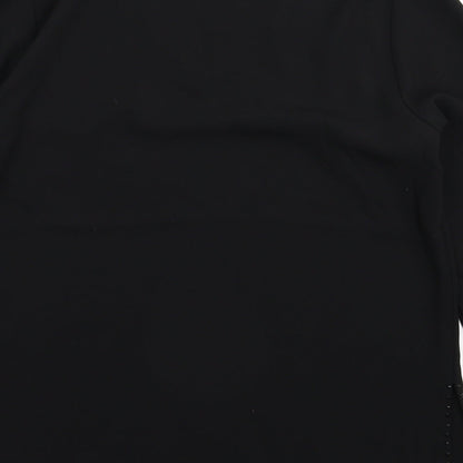 Womens UK Size 10 H&M Black Basic Blouse