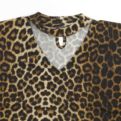 Womens UK Size 8 NEXT Multicoloured Basic Blouse